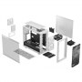 Fractal Design | Meshify 2 Lite TG Clear | Side window | White | E-ATX | Power supply included No | ATX - 14